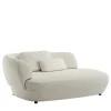 Vibieffe Chaises<360 Confident Curved White Chaise