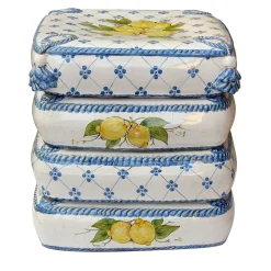 Ceramiche Ceccarelli Stools<4 Cushion Mediterranean Seat Sculpture