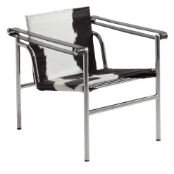 Cassina Lounge Chairs<1 Fauteuil à Dossier Basculant Leather Lounge Chair