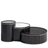 Volpi Nesting Tables<3 in 1 Coffee Table in Ebony