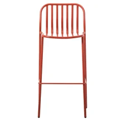 TrabA' Bar Stools<0194 Metis Line Red Bar Stool by Studio Gabbertas