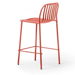 TrabA' Bar Stools<0194 Metis Line Red Bar Stool by Studio Gabbertas