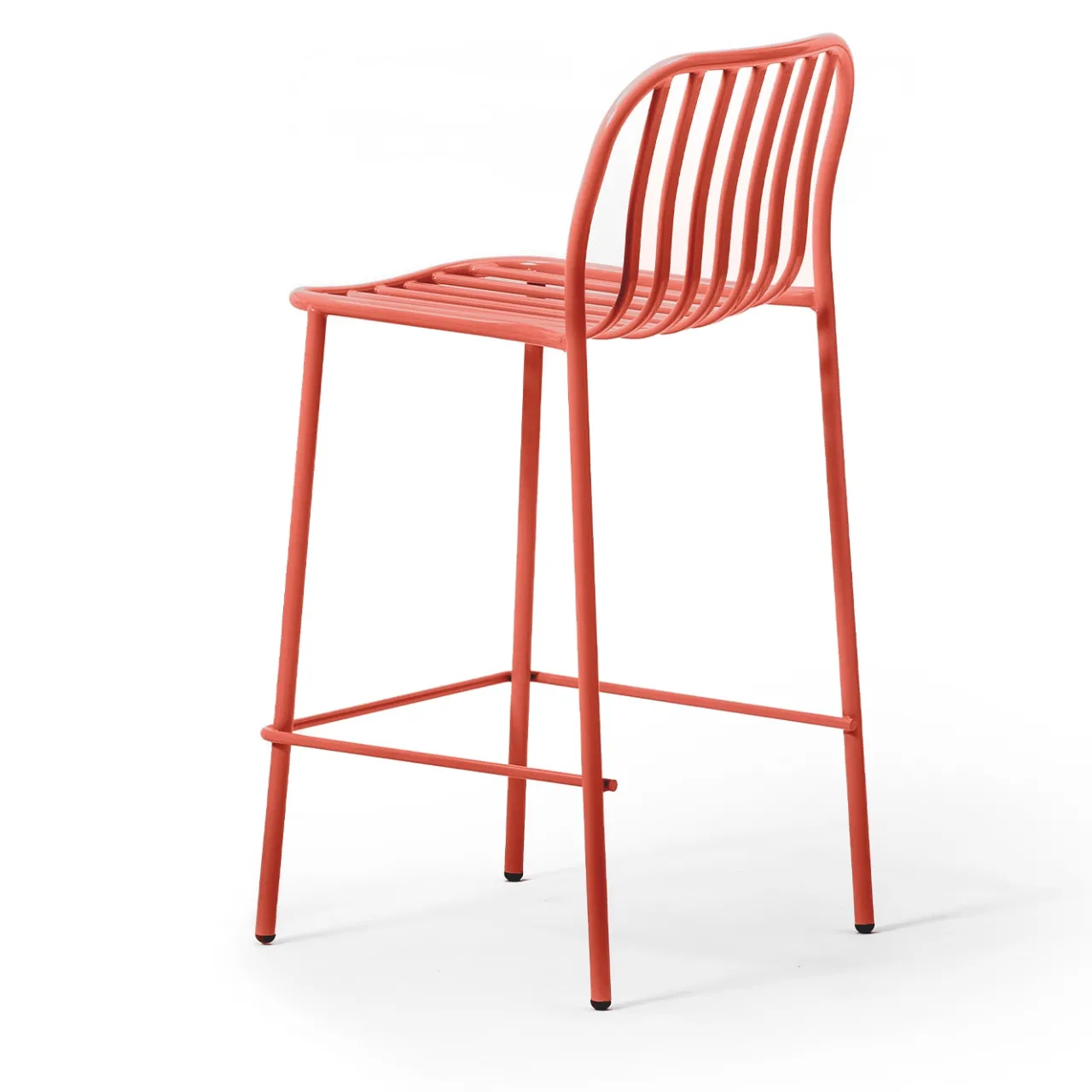 TrabA' Bar Stools<0194 Metis Line Red Bar Stool by Studio Gabbertas