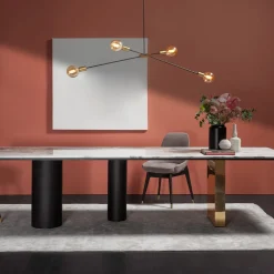 Vibieffe Dining Tables<4000 Royal Rectangular Table by Gianluigi Landoni