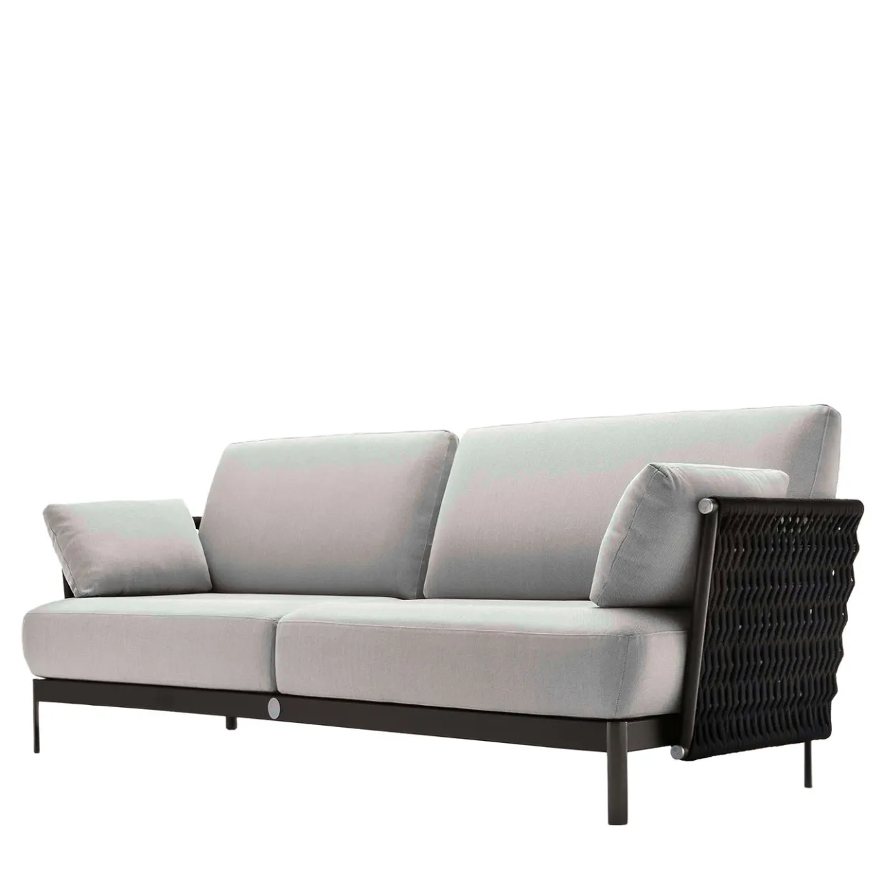 Giorgio Collection Outdoor Sofas & Benches<3 Seats Black Oudoor fabric Sofa