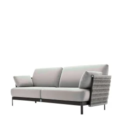 Giorgio Collection Outdoor Sofas & Benches<2 Seats Gray Outdoor fabric Sofa