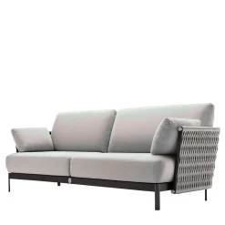 Giorgio Collection Outdoor Sofas & Benches<3 Seats Gray Outdoor fabric Sofa