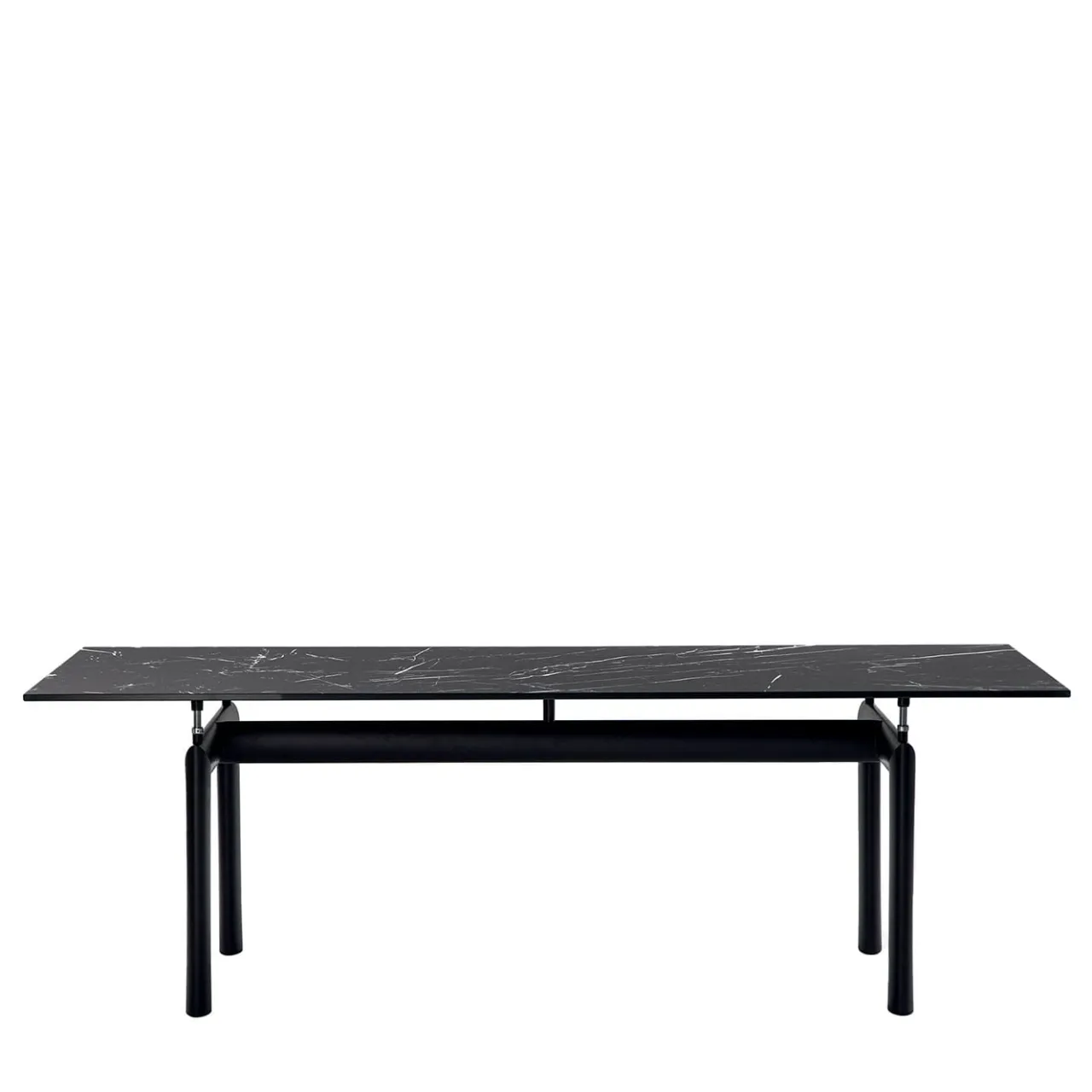 Cassina Dining Tables<6 Table Tube D’Avion #1 Black, by Le Corbusier/Jeanneret/Perriand