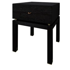 Garbarino Collections Nightstands<102 TNT Black Bedside Table