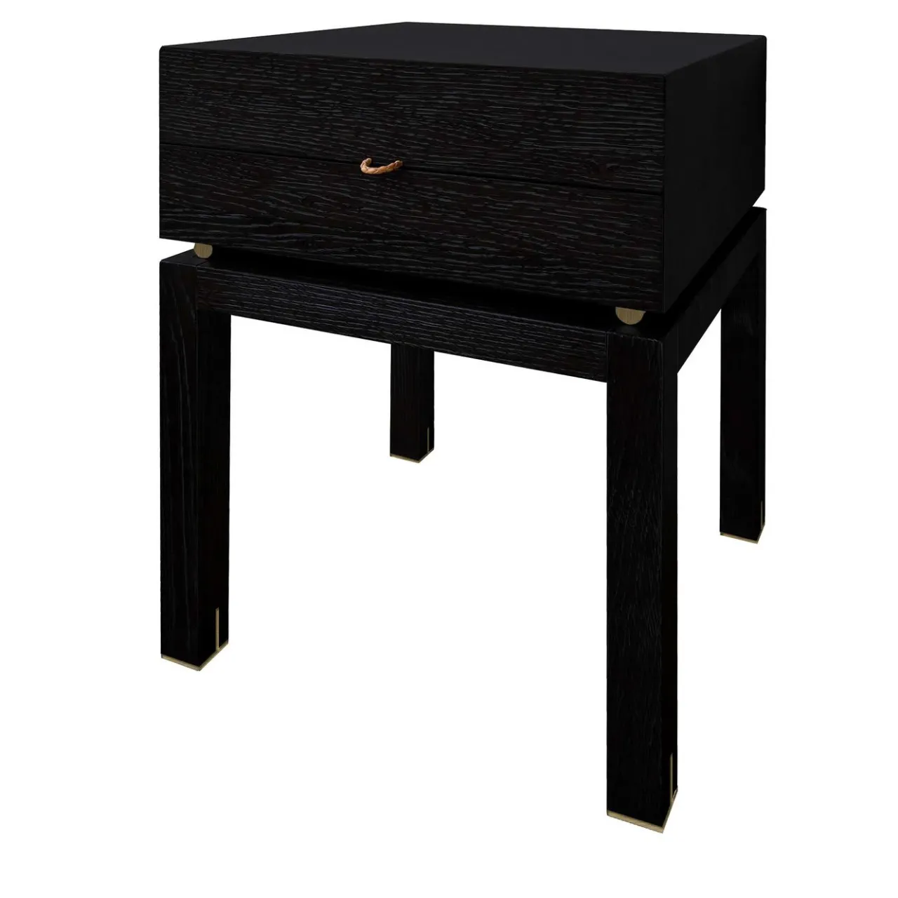 Garbarino Collections Nightstands<102 TNT Black Bedside Table
