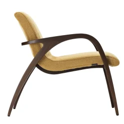 Exteta Lounge Chairs<1938 Yellow and Brown Armchair by Franco Albini