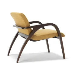 Exteta Lounge Chairs<1938 Yellow and Brown Armchair by Franco Albini