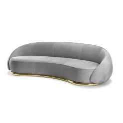 Ghidini 1961 Sofas<Abbracci Gray 3-Seater Sofa