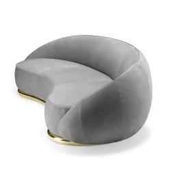 Ghidini 1961 Sofas<Abbracci Gray 3-Seater Sofa