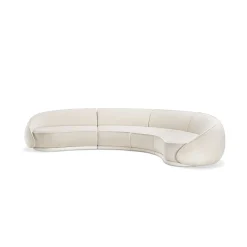 Ghidini 1961 Sofas<Abbracci 4-Module White Sofa by Lorenza Bozzoli