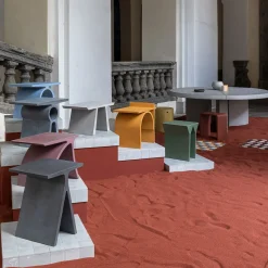Forma & Cemento Side Tables<Abecedario Side Table F