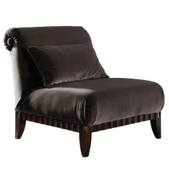 Giorgio Collection Lounge Chairs<Absolute Gray fabric Lounge Chair