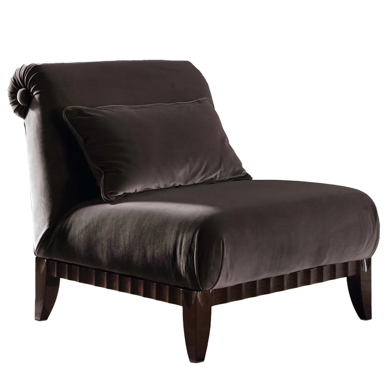 Giorgio Collection Lounge Chairs<Absolute Gray fabric Lounge Chair