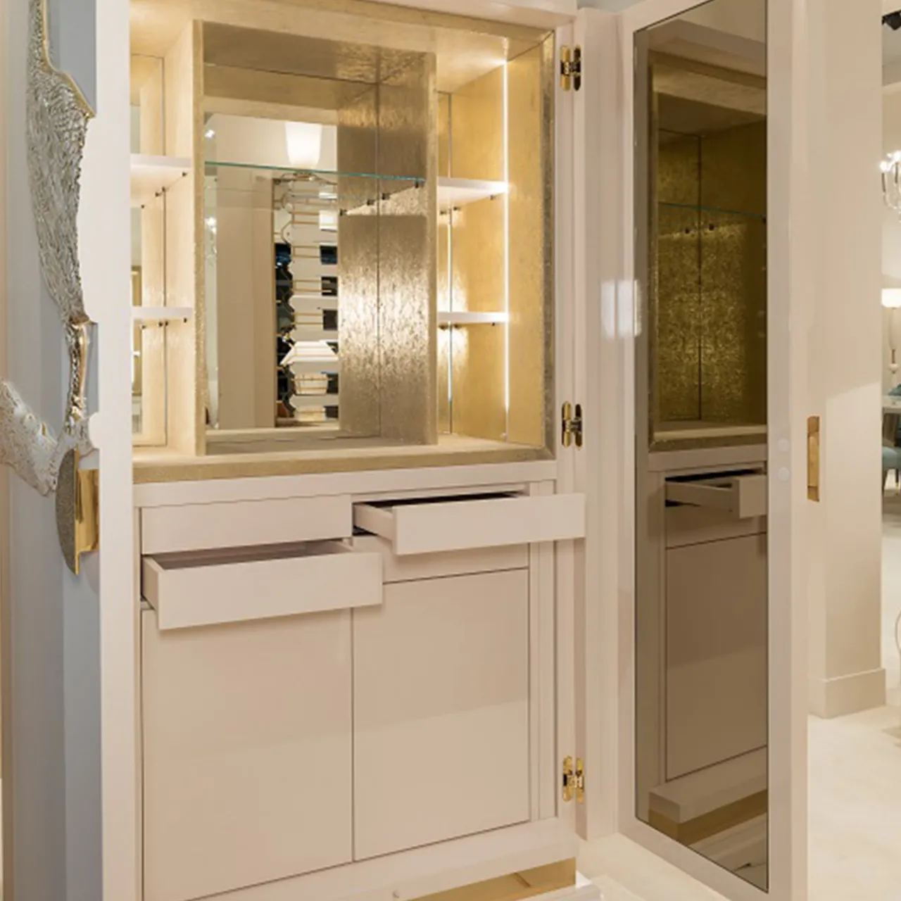 Radice Bar Cabinets<Absolute White Cocktail Cabinet
