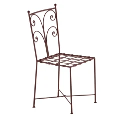 Dante Negro Outdoor Chairs & Stools<Acanta Wrought Iron Brown Chair
