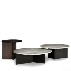 Monitillo 1980 Side Tables<Acaya Small Black Marquinia Side Table