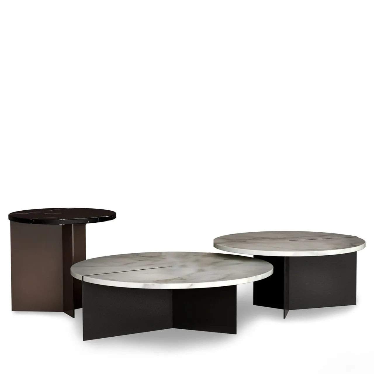 Monitillo 1980 Side Tables<Acaya Small Black Marquinia Side Table