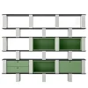Cimento Bookcases<Accademia Storage System by Studio 63