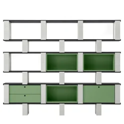 Cimento Bookcases<Accademia Storage System by Studio 63