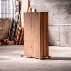 Omar Barbero Cabinets<Accordi Unique Multi-Wood Cabinet