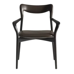 Annibale Colombo Chairs<Achille Dark Leather Chair