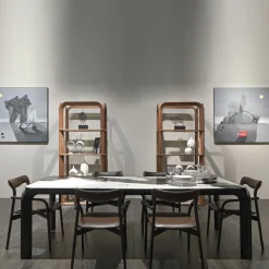 Annibale Colombo Chairs<Achille Dark Leather Chair
