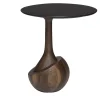 Elli Side Tables<Achille Round Dark Walnut Wood Contemporary Side Table