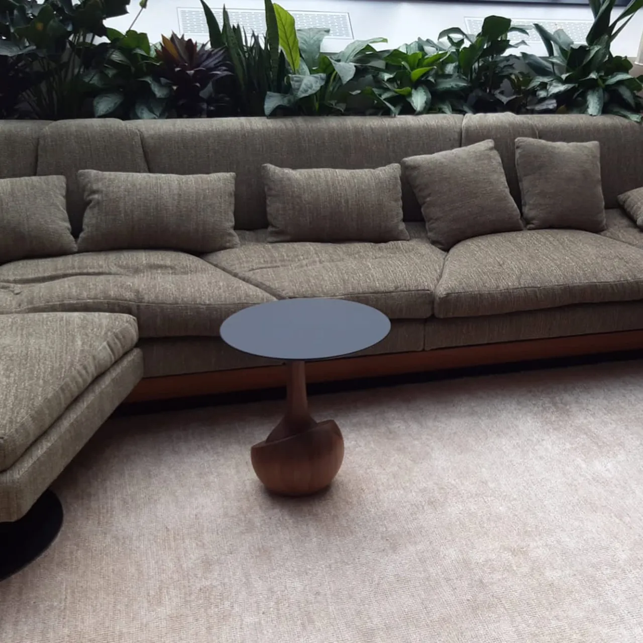 Elli Side Tables<Achille Round Dark Walnut Wood Contemporary Side Table