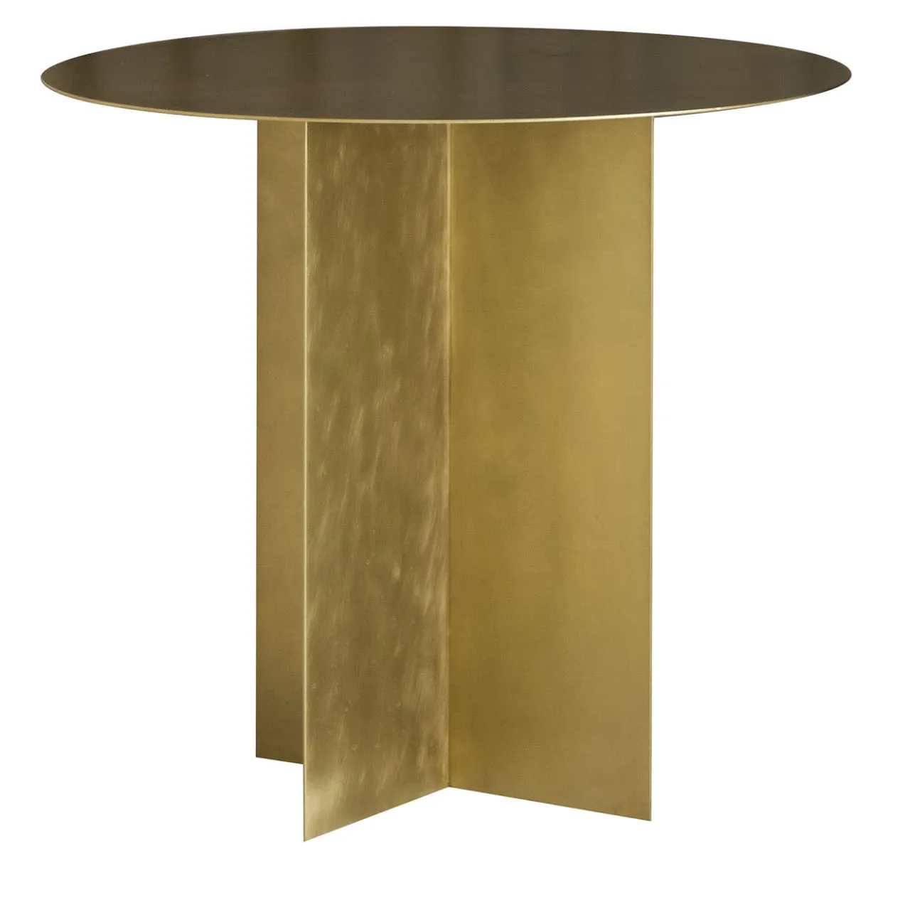 Secondome Edizioni Side Tables<Across Gold Brass Side Table