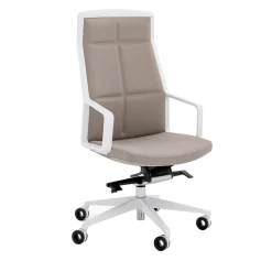 Viganò & C. Office Chairs<ADELE BEIGE EXECUTIVE CHAIR by ORLANDINIDESIGN