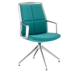 Viganò & C. Office Chairs<ADELE BLUE-GREEN MEETING CHAIR #2 by ORLANDINIDESIGN