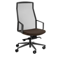 Viganò & C. Office Chairs<ADELE chestnut EXECUTIVE CHAIR by ORLANDINIDESIGN