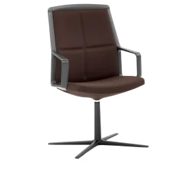 Viganò & C. Office Chairs<ADELE chestnut MEETING CHAIR #2 by ORLANDINIDESIGN