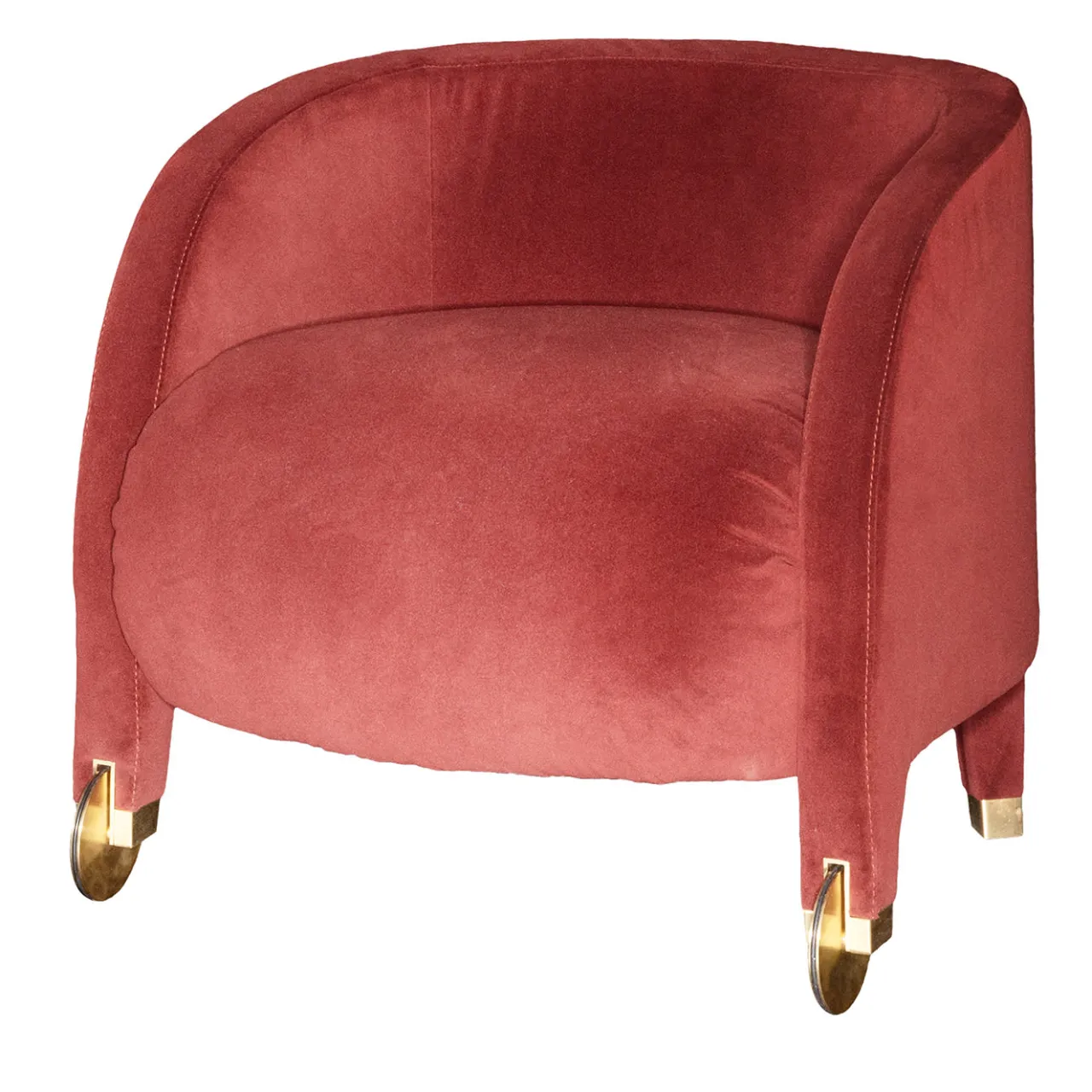 Somaschini Armchairs<Adele Red Armchair by Dainelli Studio