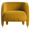 Somaschini Armchairs<Adele Yellow Armchair by Dainelli Studio