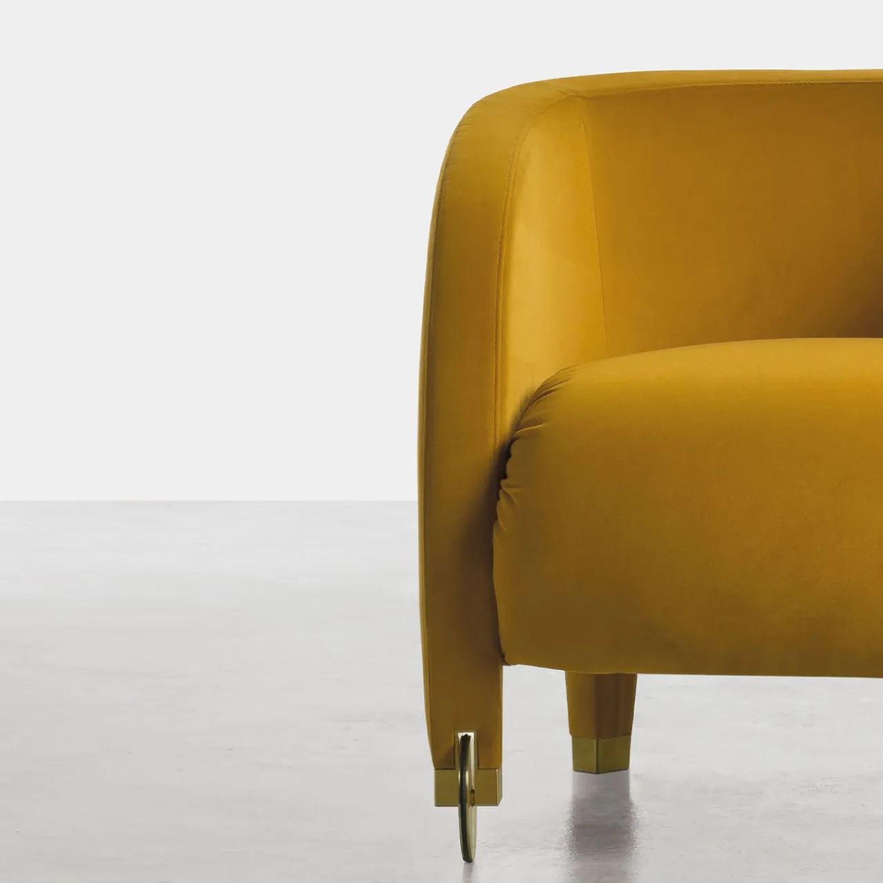 Somaschini Armchairs<Adele Yellow Armchair by Dainelli Studio