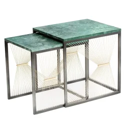 Lamberti Design Nesting Tables<Aegis Set of 2 Nesting Tables by Ziad Alonaizy