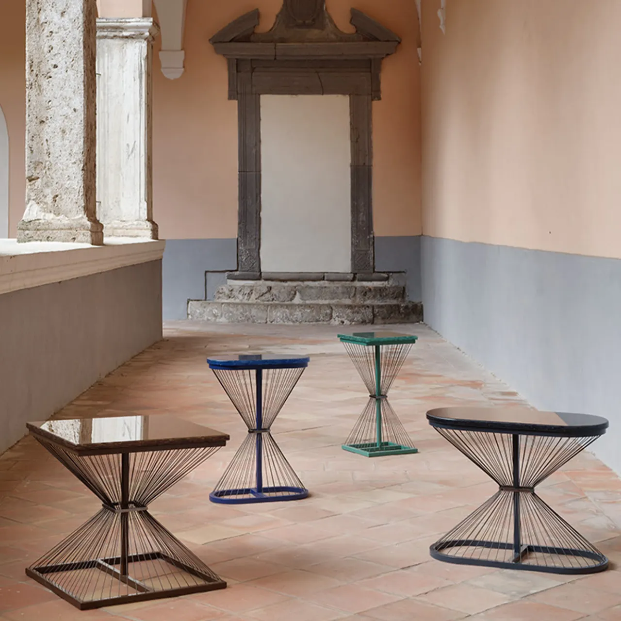 Lamberti Design Side Tables<Aegis Square Cocktail Table by Ziad Alonaizy