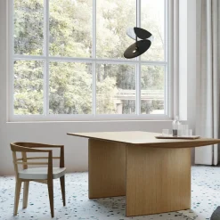 Morelato Dining Tables<Aero Rectangular Maple Wood Table by Franco Poli