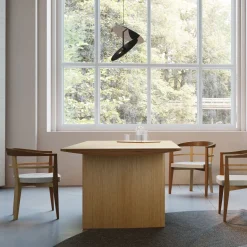 Morelato Dining Tables<Aero Rectangular Maple Wood Table by Franco Poli