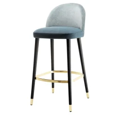 Livoni 1895 Bar Stools<AES 898 Light Blue Bar Stool by Claudio Perin - Tekhne Collection