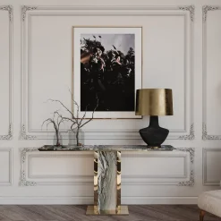 L'Eccesso Consoles<Afon Cipollino Verde Marble Console by Paolo Ciacci