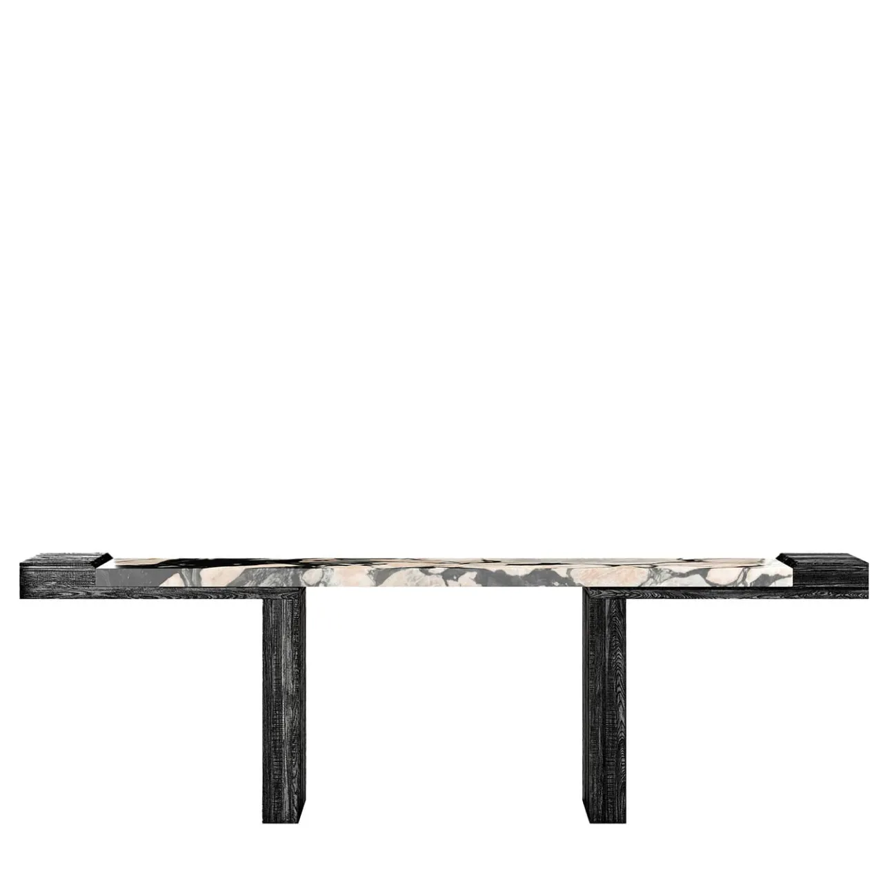Giopagani Consoles<After All Notre Dame Marble And Wood Large Console