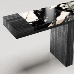 Giopagani Consoles<After All Notre Dame Marble And Wood Large Console