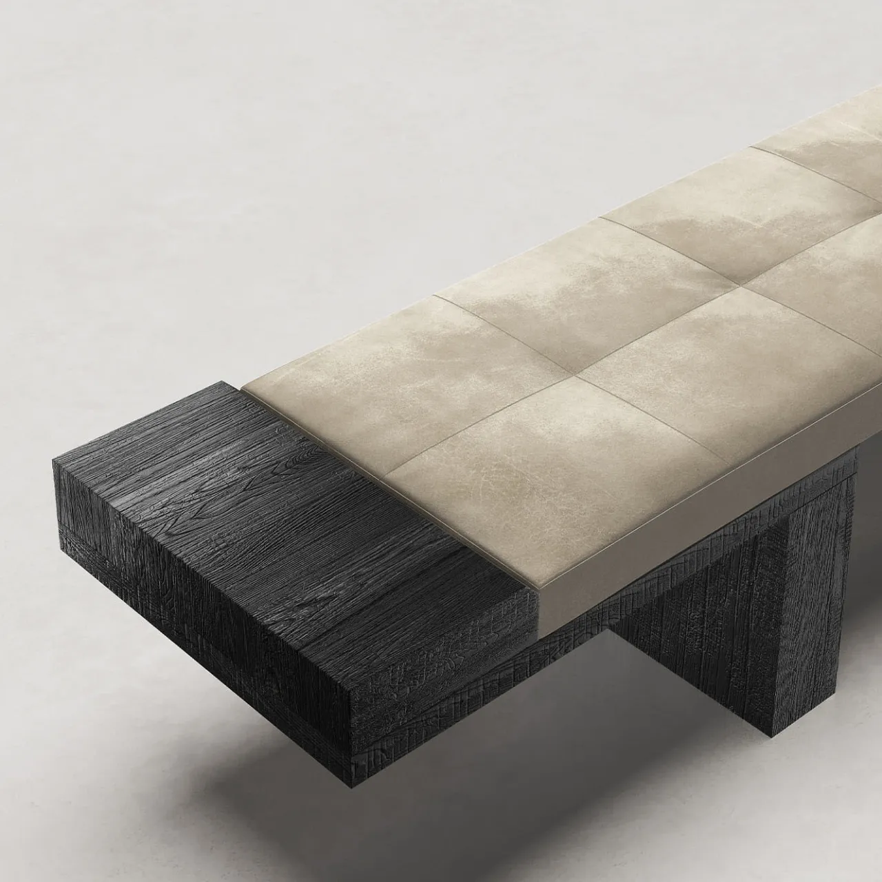 Giopagani Benches<After All Timeless Stone Leather And Wood Bench